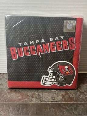 (2 Packs) Amscan NFL Tampa Bay Buccaneers Team Napkins 36 ct- 2 ply